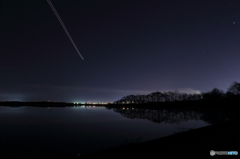 ウトナイ湖の夜