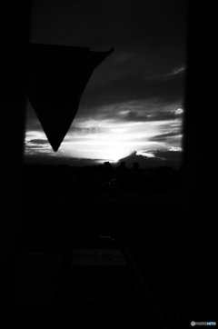 夕日