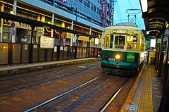 夕暮れ