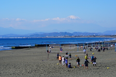 浜辺のスポーツ