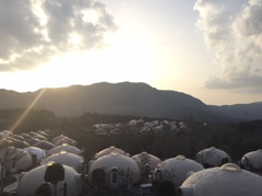 旅行先にて