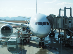 広島空港にて