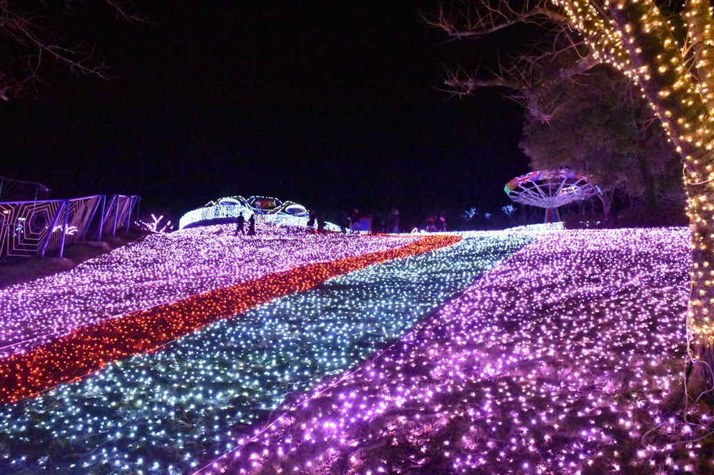 相模湖イルミネーション1