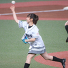 逢田梨香子さん 始球式