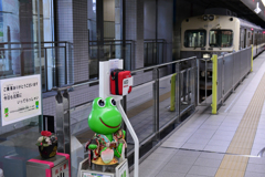 見送りカエル