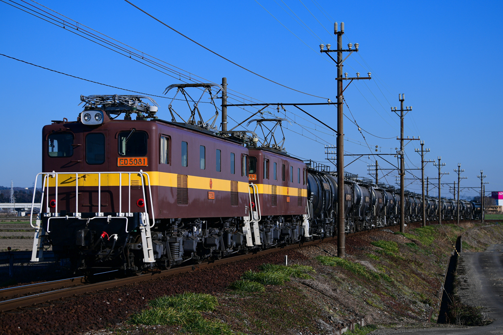 ED5081 + ED5082 セメント輸送 夕方