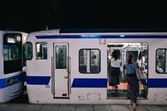 乗降中