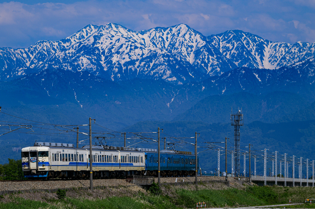 413系 新北陸色 LAST RUN