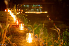 足助川万灯祭8