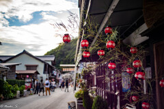 足助川万灯祭1