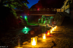 足助川万灯祭5