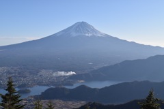 新道峠からの富士山
