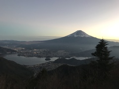 新道峠からの富士山