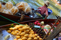 水上マーケット　in Thailand 