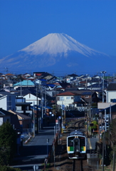 富士山と久留里線
