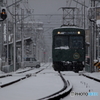 雪の日の叡山電車（その1）