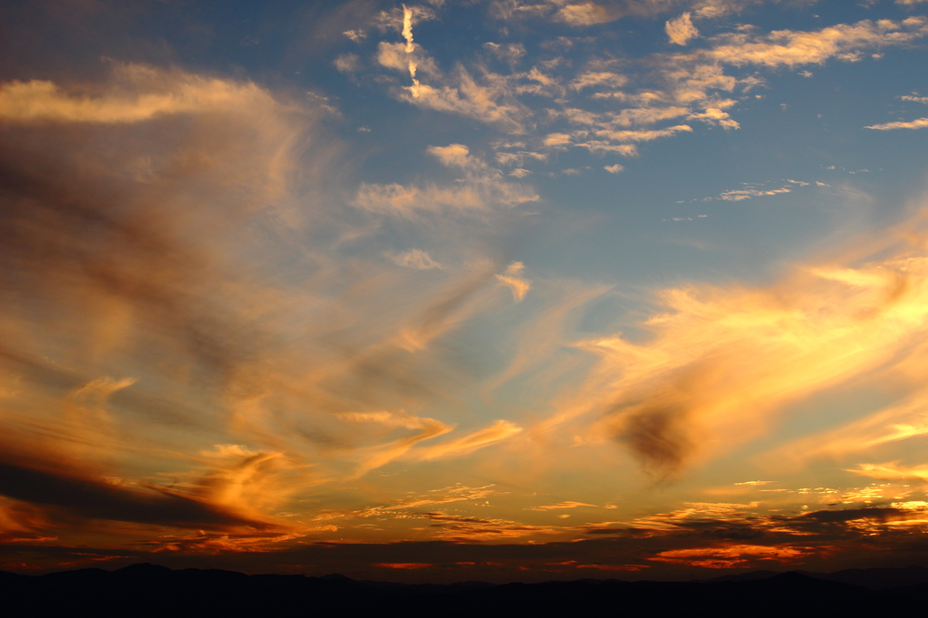 夕日
