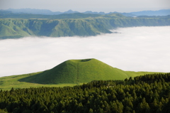 米塚と雲海