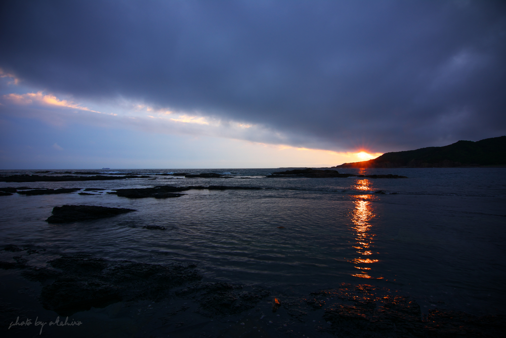 いつもの海岸で