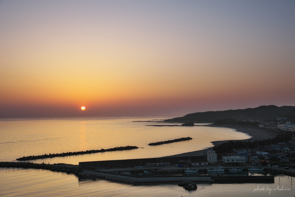 日常的夕景