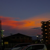 朱色の雲