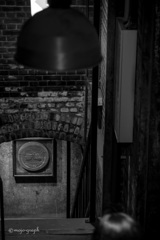 ワインセラーへ続く階段