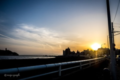 江ノ島が見えてきた