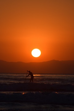i江ノ島の夕陽