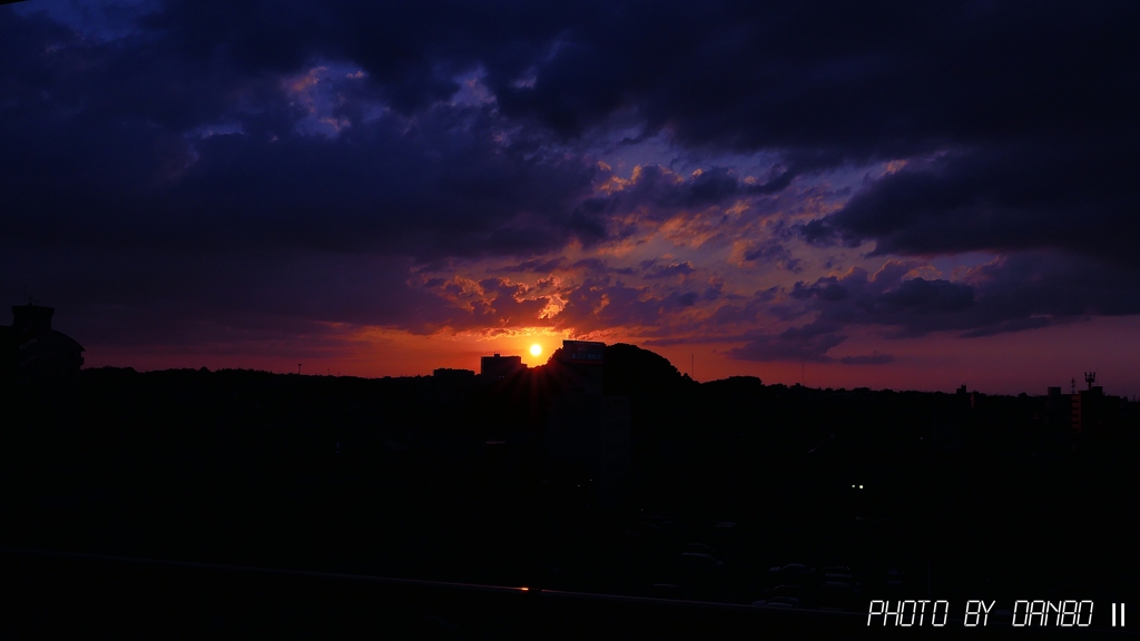 10月14日の夕景