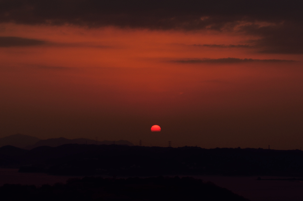 前島夕景