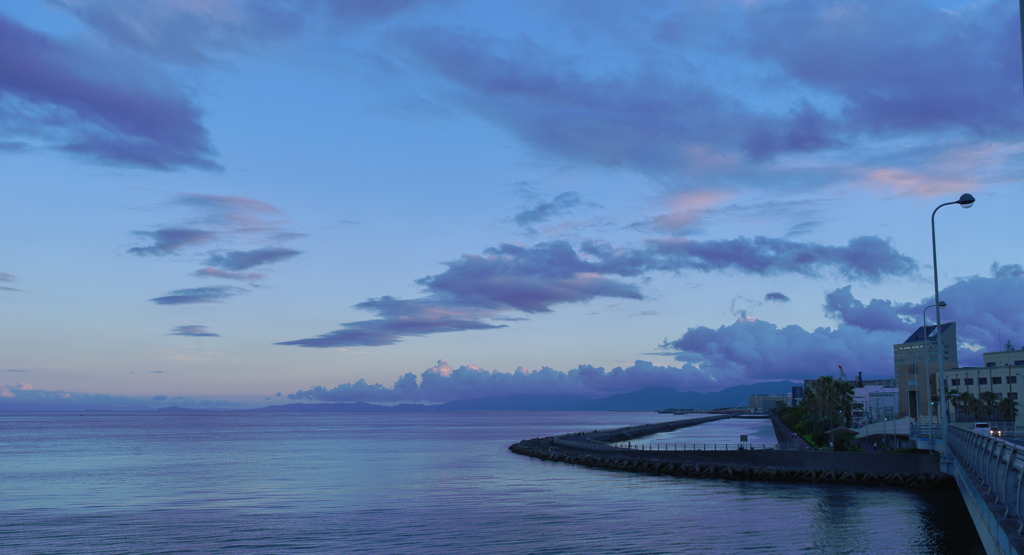 夕刻錦江湾