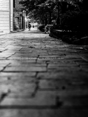 城脇の生活道路