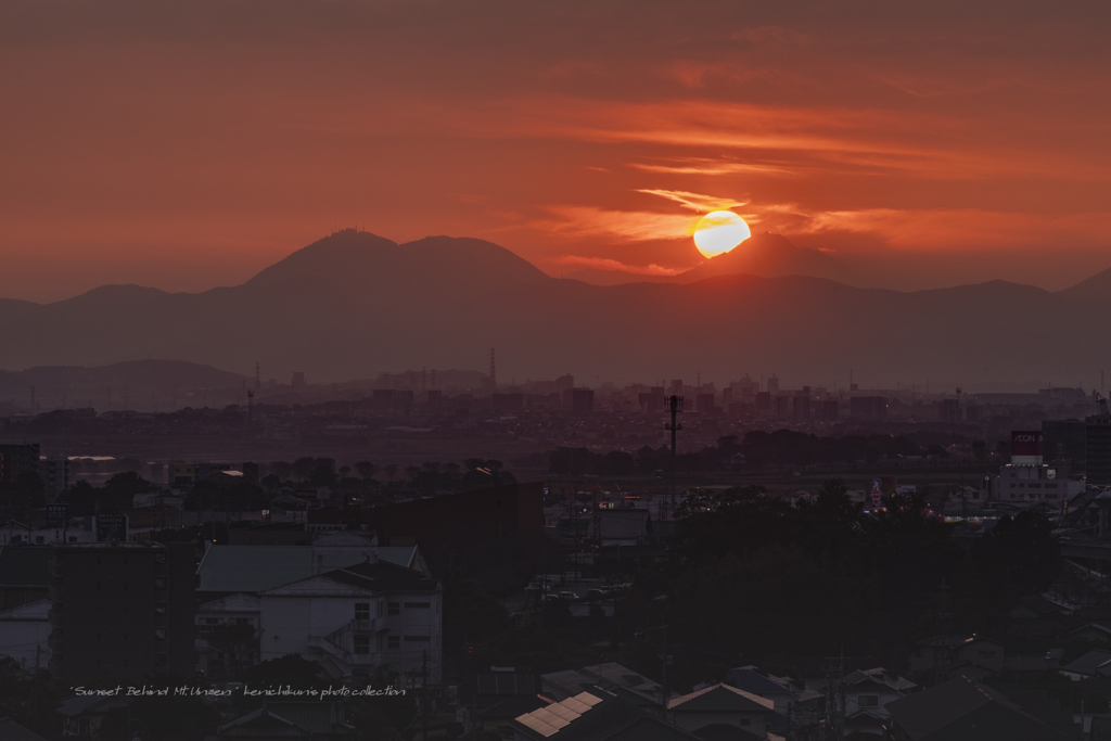 秋の夕陽
