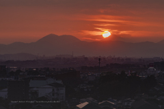 秋の夕陽