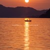 夕陽に抱かれ