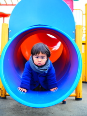 トンネルより。