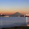 江ノ島と富士山