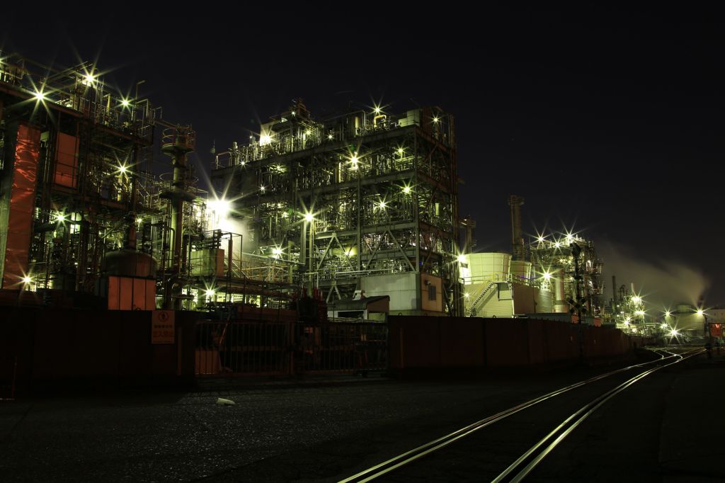 川崎の工場夜景 at 千鳥町