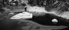 天日宮の池（冬）