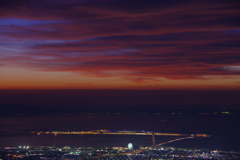 連休初日の夕景....
