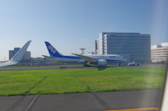 飛行機のお散歩....