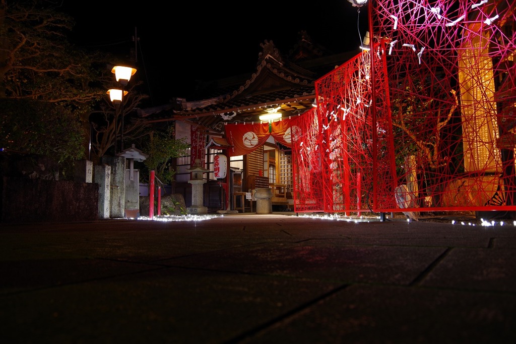 大阪貝塚水間観音イルミネーション2