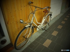 コーヒー屋さんの自転車