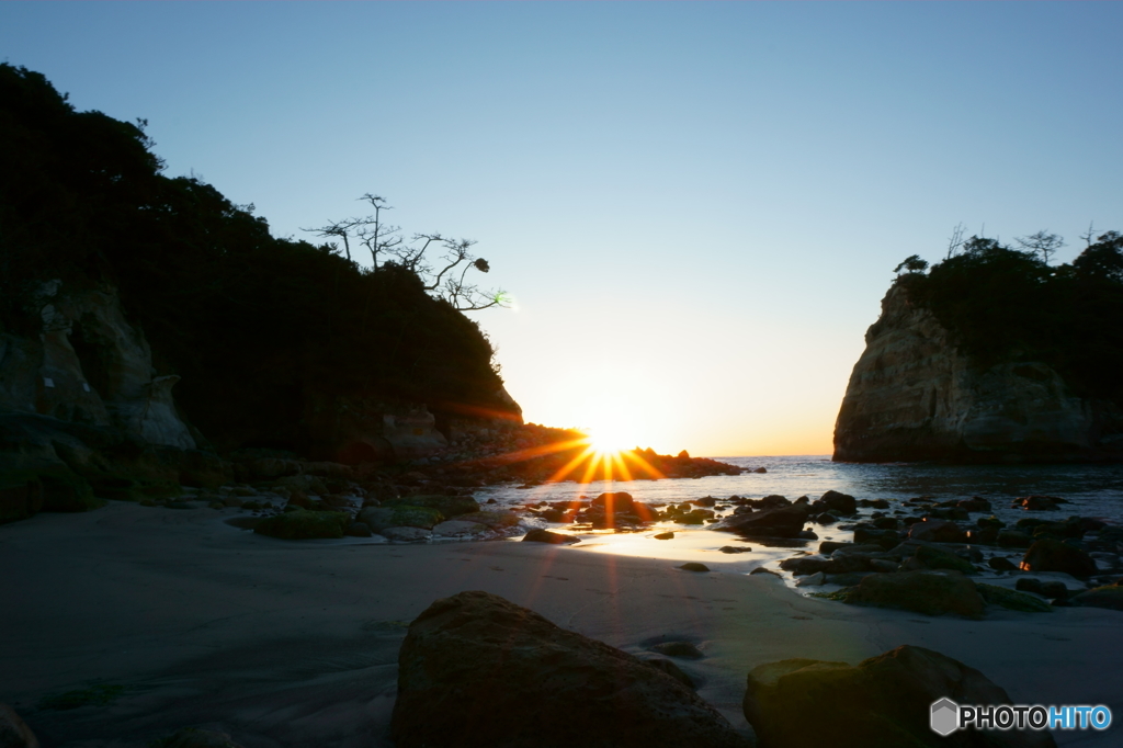 小浜海岸の日の出