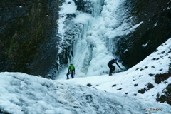 氷瀑　袋田の滝