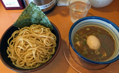 極っ庵 総本店 味玉つけ麺大盛