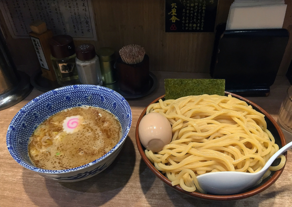 舎鈴 赤羽店味玉つけ麺大盛