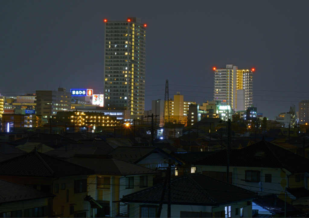 レンズテスト（夜景）