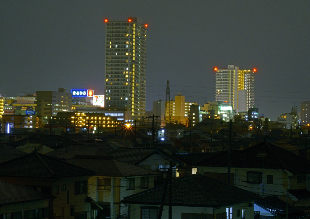 レンズテスト（夜景）