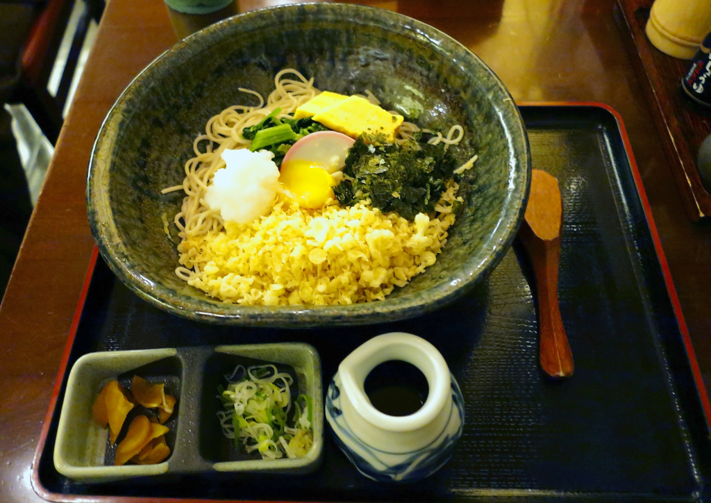 冷やしたぬき蕎麦 大盛り